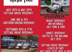 WESTERN SPRINT TOUR COMING SOON TO