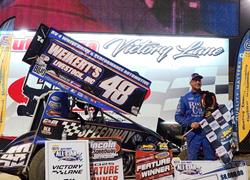 Double “D” Danny Dietrich wins the Elijah Hawkins Memorial All Star Circuit of Champions 410 Feature presented by Valvoline at Lincoln Speedway
