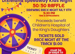 50/50 Raffle Benefits Children's H
