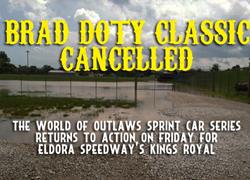 Brad Doty Classic Cancelled