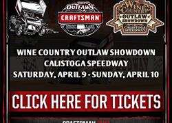 WoO Calistoga Speedway April 9-10