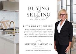 Welcome Kristine Hartmann Realtor