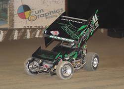 Kinser Records Pair of Top 15s Dur