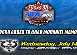 Lucas Oil NOW600 Added to Chad McD
