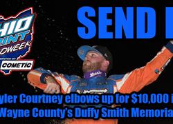 Tyler Courtney elbows up for $10,0