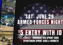 ARMED FORCES NIGHT - SAT. JUNE 29