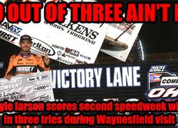 Kyle Larson scores second Speedwe