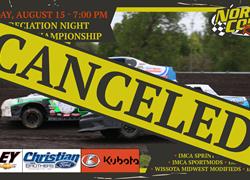 CANCELED: Thursday, August 15 – Fa