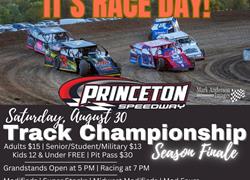 Track Championship - Season Finale - SATURDAY, AUG 30