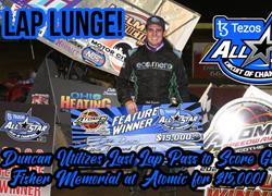 Cole Duncan utilizes last lap pas