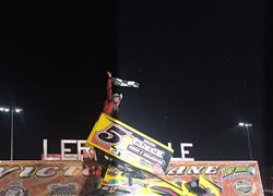 Cisney Earns First Sprint Car Win