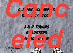 June 27 Event Canceled