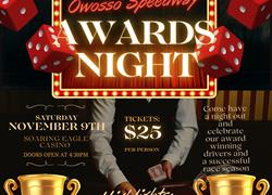 Owosso Speedway Awards Banquet Saturday November 9