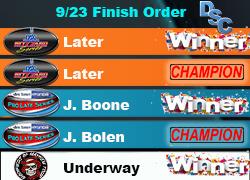 Boone wins PLM 100; Bolen is Champion