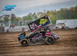 Adams Posts Career-Best Sprint Car