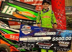 Brexton Busch Sweeps Support Featu