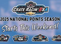 The 2025 Crate Racin' USA National Points Season Kicks Off This Weekend!