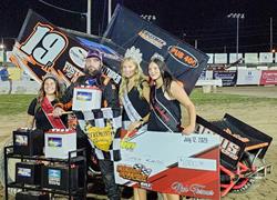 Cap Henry earns 3rd straight 410 win; Rando gets 1st 305 victorty of 2025, Sorg stops Valenti's truck win streak