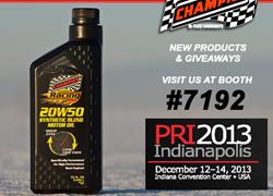 Champion at PRI Show Booth #7192