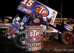 Schatz Charges to Thrilling Oil Ci