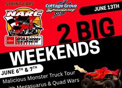 2 BIG WEEKENDS AHEAD AT COTTAGE GR