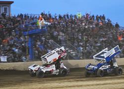 MAYHEM ON A MONDAY: Rico Abreu Stuns Justin Peck in Sensational Finish with High Limit at Kokomo Speedway