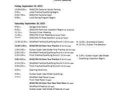 Owosso Nationals Saturday Schedule