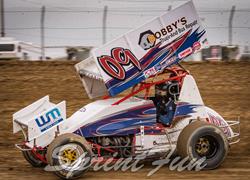 Adams Earns First Sprint Car Heat