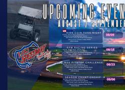 Upcoming Events at I-90 Speedway