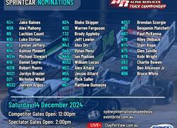 Saturday 14 December - Sprintcar N