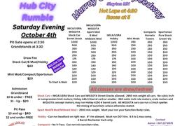 9th Annual Hub City Rumble - Octob