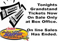Grandstand Seats Still Available for Tonight's Blizzard 100