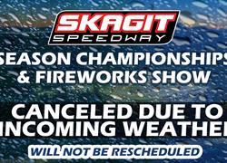 SEPT. 18 CANCELED DUE TO INCOMING