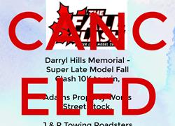 Darryl Hills Memorial Race CANCELED