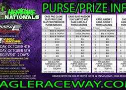 NIGHTMARE NATIONALS -Saturday, October 4th - Sunday, October 5th
