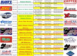 2024 Black Hills Speedway Schedule