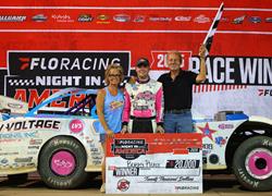 Bobby Pierce Races to FloRacing Night in America Eldora Checkers