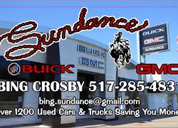 Sundance Buick GMC/Bing Crosby Join Owosso Speedway as Marketing Partner in 2023!