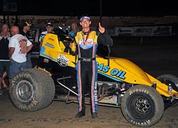 Hahn Posts "Home Track" Victory at