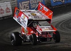 BALOG FINDS SPEED, JUST MISSES A-M