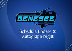 Schedule Update: Rescheduled Race and Autograph Night Announced