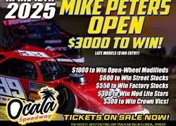 11th Running of the Mike Peters Open - April 12th 2025