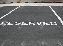 Clarification on Concrete Parking Spots at English Creek