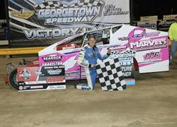 Billy Pauch Jr. Passes Overheated Jordan Watson for Bobby Wilkins Memorial, Sherby takes 602 Sportsman, Davis RUSH Late Model Winner
