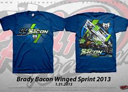 2013 Brady Bacon Wing T-shirts are