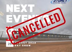 August Events Cancelled