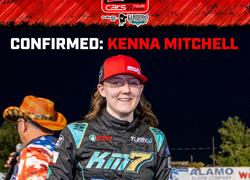 Kenna Mitchell Locked In for CARS Tour West Pro Late Model main feature this Saturday at All American Speedway in Roseville!