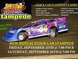 49th Annual Jamestown Stock Car Stampede - Septemb