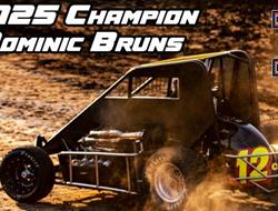 Dominic Bruns Claims 2025 POWRi IMRA Championship