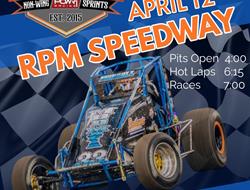 RPM Speedway Season Opener April 12 for POWRi Elit